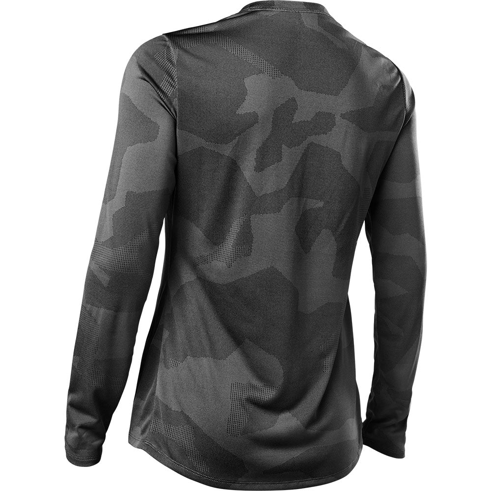 Fox Women's Ranger Long Sleeve MTB Jersey (Grey)