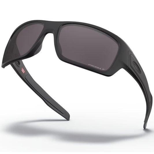 Oakley Turbine Sunglasses - Prizm Grey Polarized Lenses (Matte Black Frame)