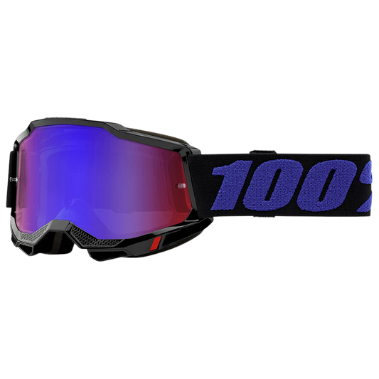 100% Youth Accuri 2 Moore Goggles -  (Mirror Red/Blue Lens)