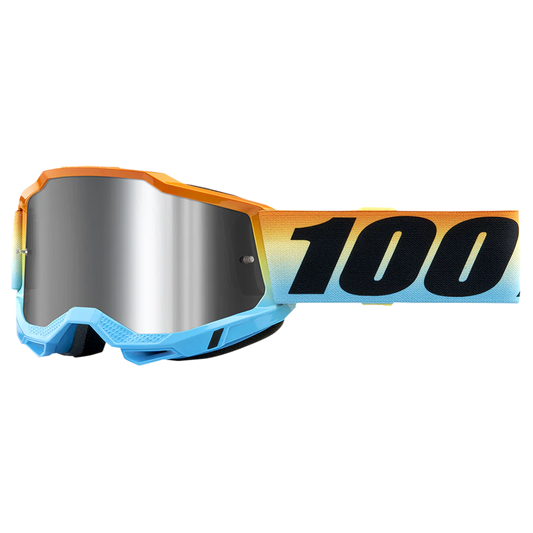 100% Youth Accuri 2 Sunset Goggles -  (Mirror Silver Lens)