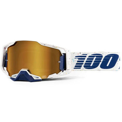 100% Armega Goggles - Solis (Mirror True Gold Lens)