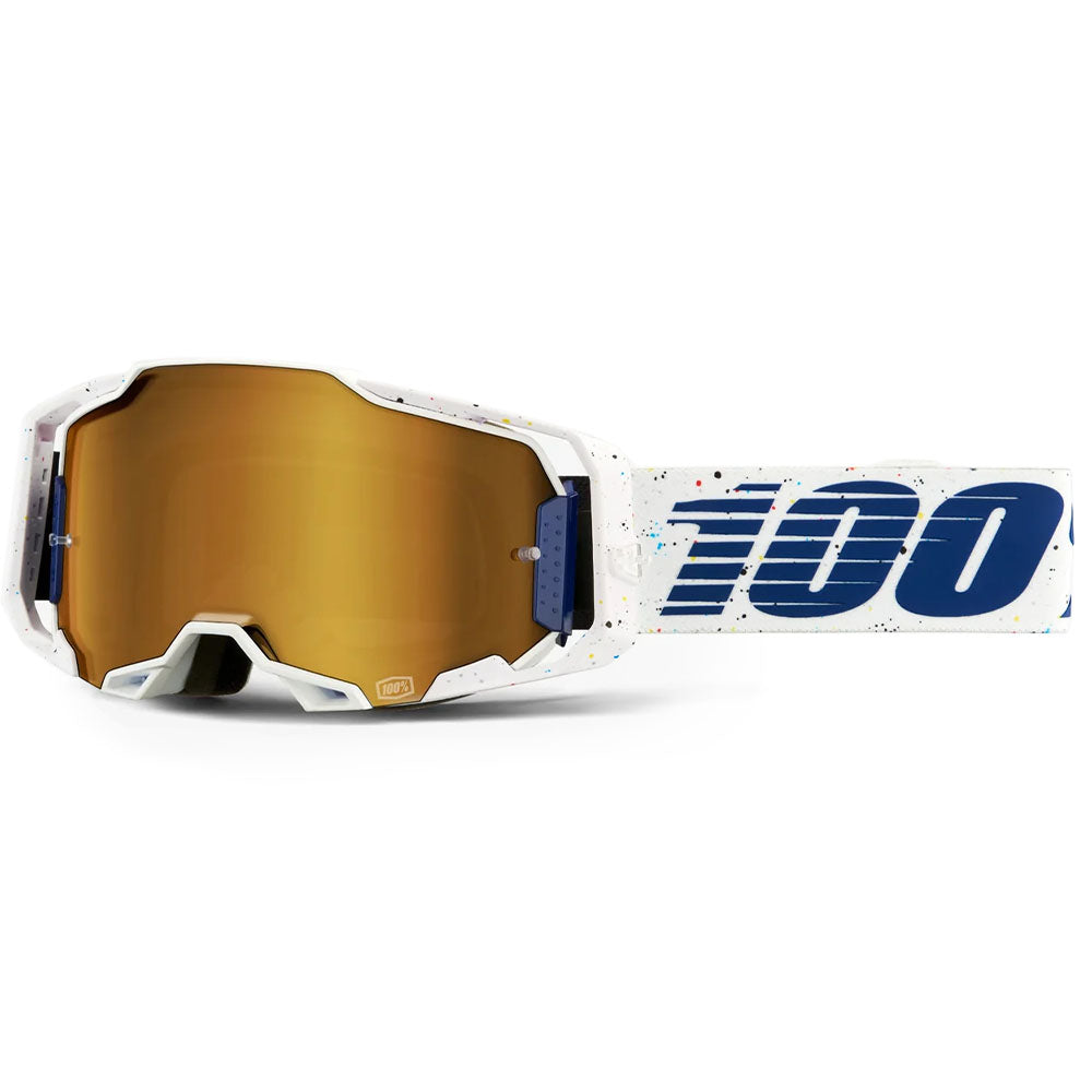 100% Armega Goggles - Solis (Mirror True Gold Lens)