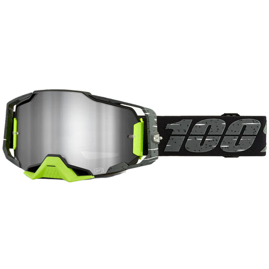 100% Armega Goggles - Antibia (Mirror Silver Flash Lens)