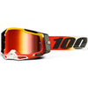 100% Racecraft 2 Goggles - Ogusto (Mirror Red Lens)