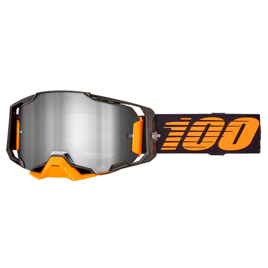 100% Armega Goggles - Acosta (HIPER Mirror Silver Lens)