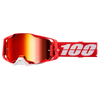 100% Armega Goggles - C-Bad (Mirror Red Lens)