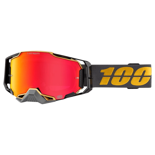 100% Armega Goggles - Falcon 5 (Hiper Mirror Red Lens)