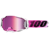 100% Armega Goggles - Harmony (Mirror Pink Lens)