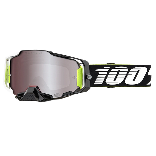 100% Armega Goggles - Racr (HiPER Mirror Silver Lens)