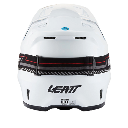 Leatt Moto 8.5 Helmet and 5.5 Goggles (White V27)