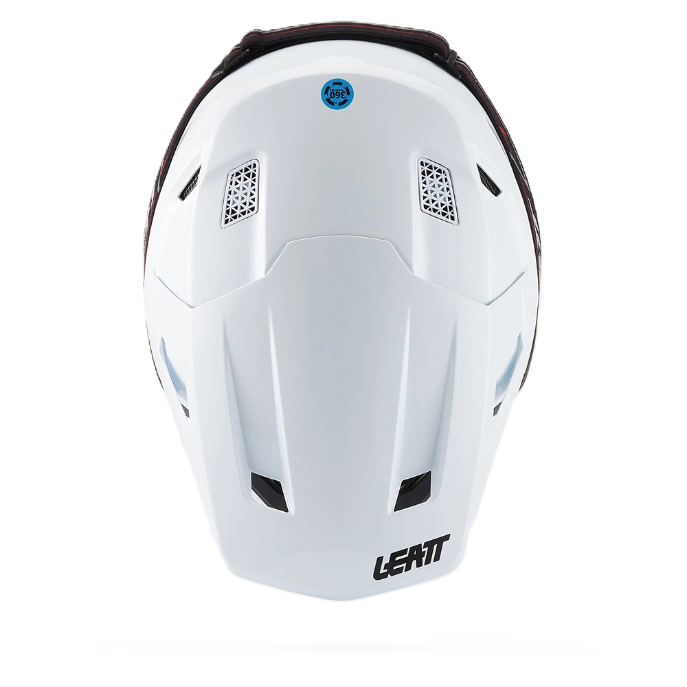 Leatt Moto 8.5 Helmet and 5.5 Goggles (White V27)