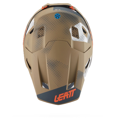 Leatt Moto 7.5 Helmet and 4.5 Goggles (Camo Khaki Brown V27)