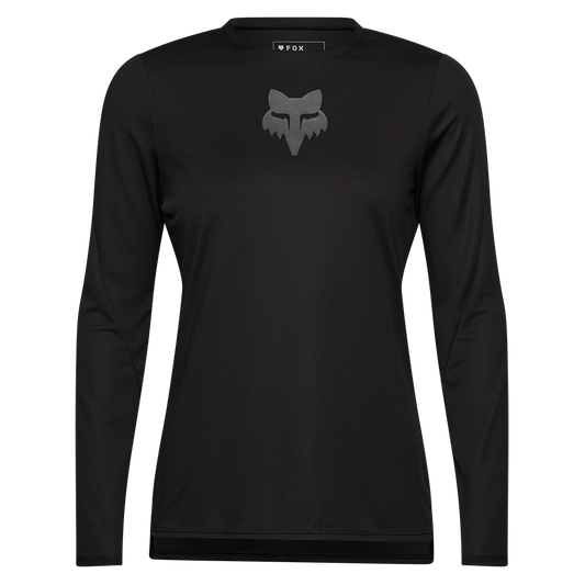 Fox Women's Ranger Head LS MTB Jersey (Black)