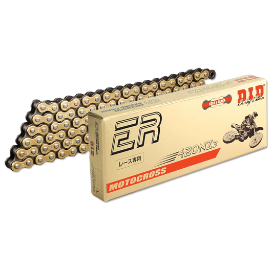 DID 420NZ3 126 Link Professional Race Chain (Gold Black) Off Road