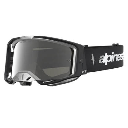 Alpinestars Vision 8 Amber Goggles -  Black Silver (Mirror Silver Lens)