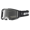Alpinestars Vision 8 Amber Goggles -  Black Silver (Mirror Silver Lens)