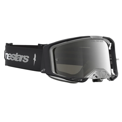 Alpinestars Vision 8 Amber Goggles -  Black Silver (Mirror Silver Lens)