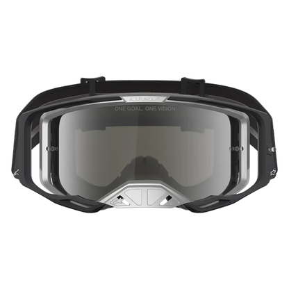 Alpinestars Vision 8 Amber Goggles -  Black Silver (Mirror Silver Lens)