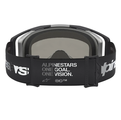 Alpinestars Vision 8 Amber Goggles -  Black Silver (Mirror Silver Lens)