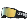 Alpinestars Vision 5 Hone Goggles - Black White (Mirror Gold Lens)