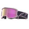 Alpinestars Vision 5 Rora Goggles - Graystone Old Pink  (Mirror Pink Lens)