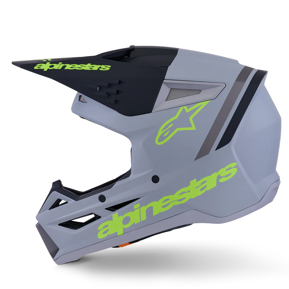 Alpinestars SM3 Youth Radium Helmet (Green/Black/Yellow)