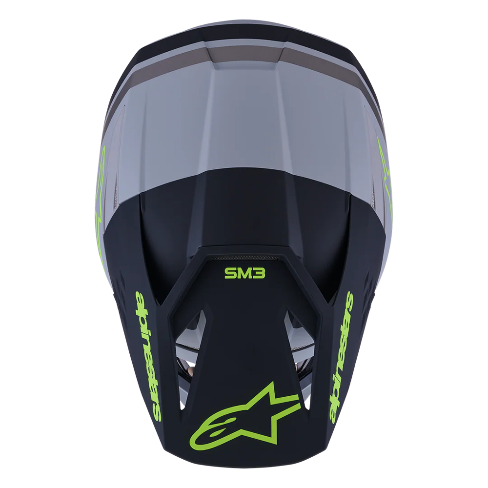 Alpinestars SM3 Youth Radium Helmet (Green/Black/Yellow)