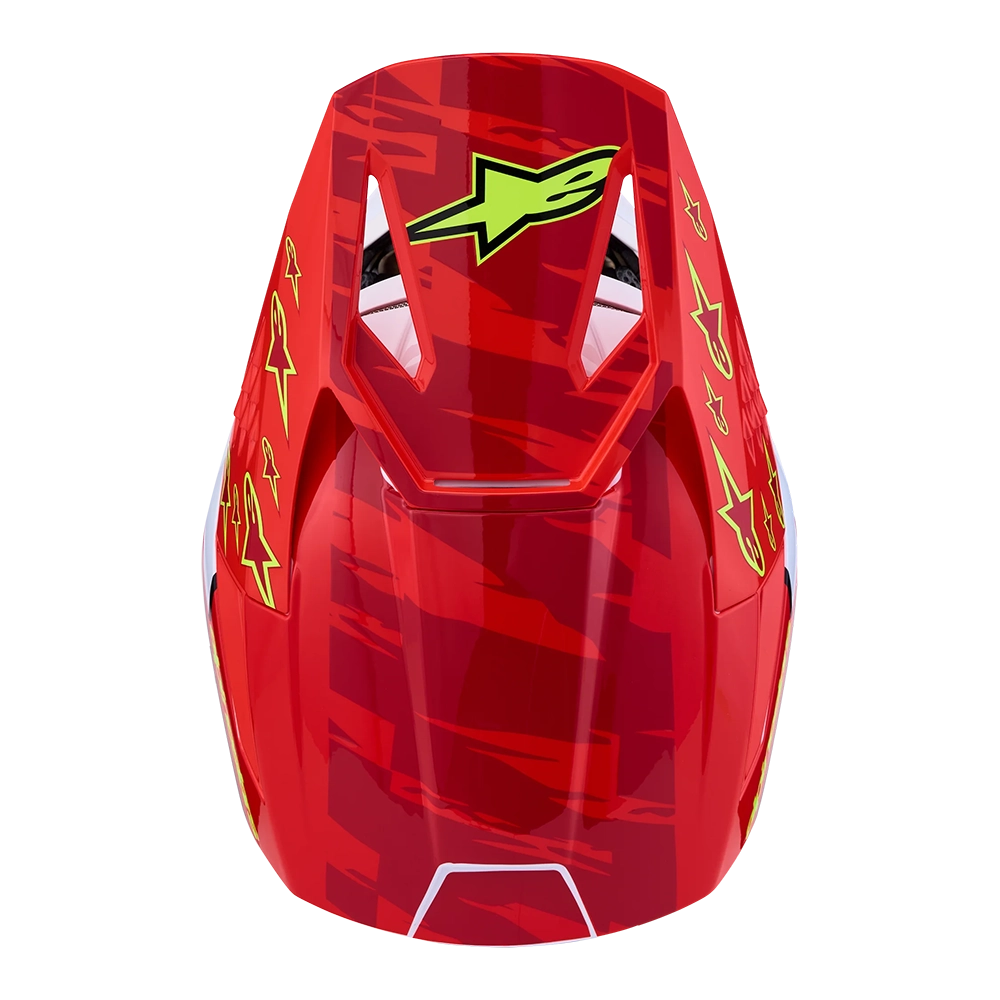 Alpinestars SM3 Youth Falcon Helmet (Red White Blue Yellow)