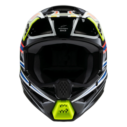 Alpinestars SM3 Youth Wurx Helmet (Black Yellow Blue Red)