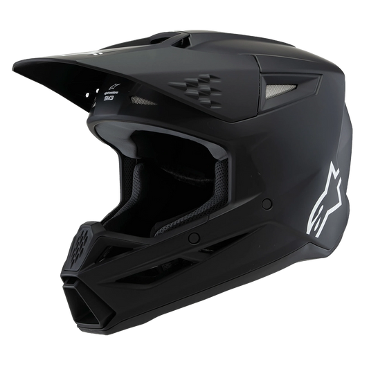 Alpinestars SM3 Youth Helmet (Solid Matte Black)