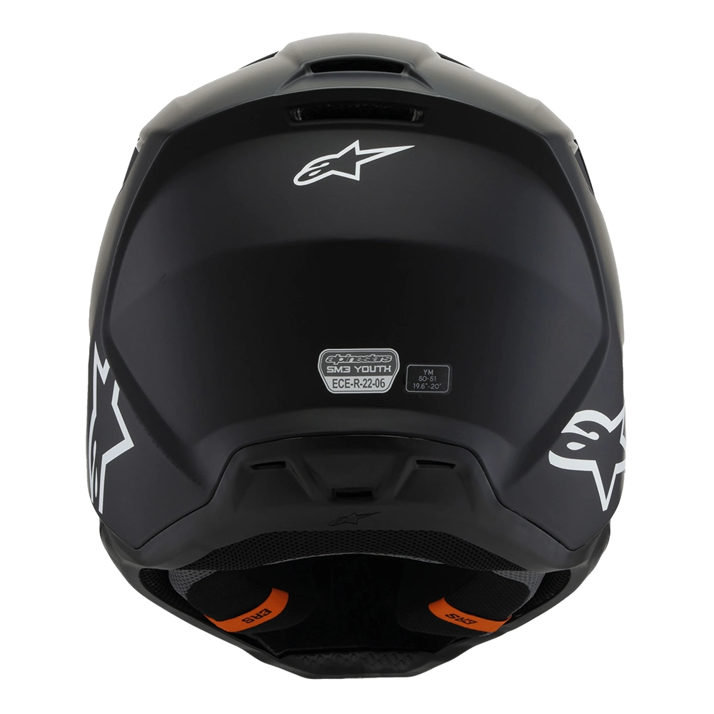 Alpinestars SM3 Youth Helmet (Solid Matte Black)