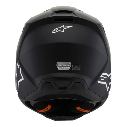 Alpinestars SM3 Youth Helmet (Solid Matte Black)