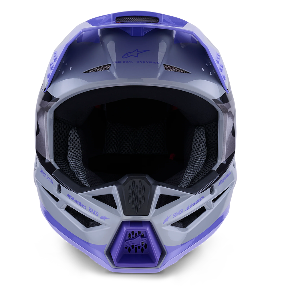 Alpinestars SM3 Youth Jettson Helmet (Grey Purple Black)