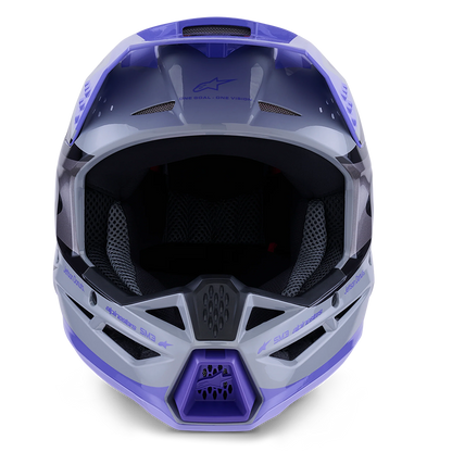 Alpinestars SM3 Youth Jettson Helmet (Grey Purple Black)
