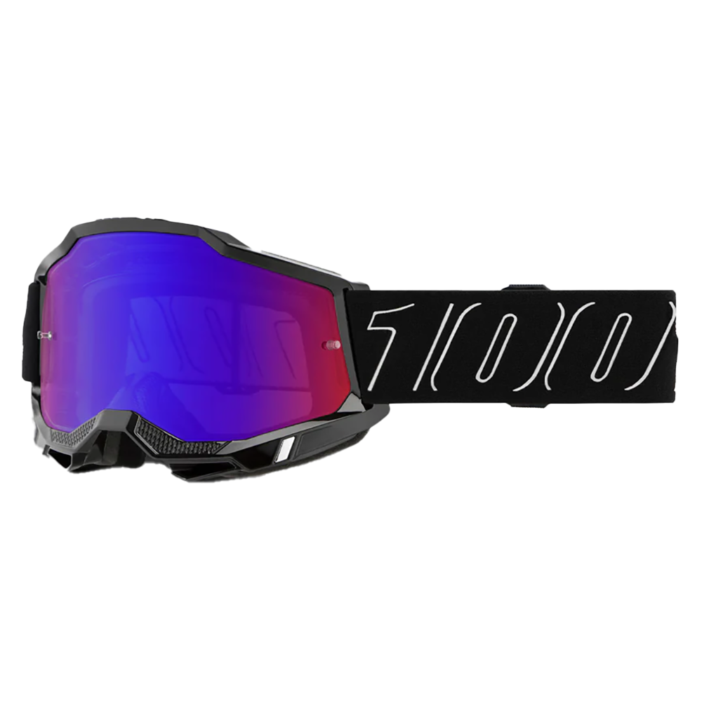 100% Accuri 2 Goggle - Blackline (Mirror Red/Blue Lens)
