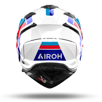 Airoh Bandit Horn Helmet ( White Gloss)