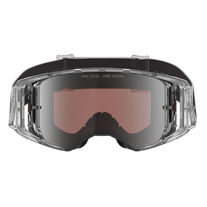 Alpinestars Supertech Vision Goggle DNGR38 XXV - Black Silver (Mirror Silver Lens)