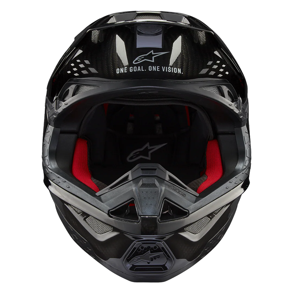 Alpinestars Supertech SM10 Solid Carbon Helmet (Black Gloss)