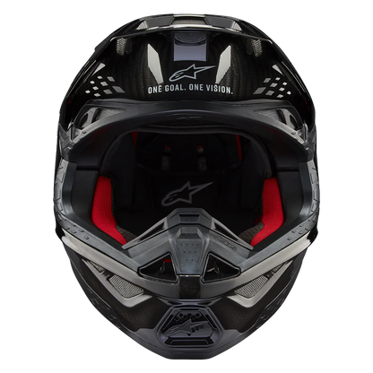 Alpinestars Supertech SM10 Solid Carbon Helmet (Black Gloss)