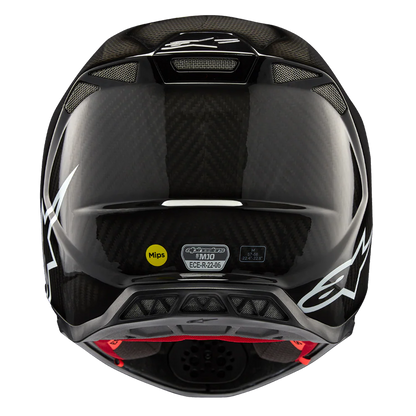 Alpinestars Supertech SM10 Solid Carbon Helmet (Black Gloss)