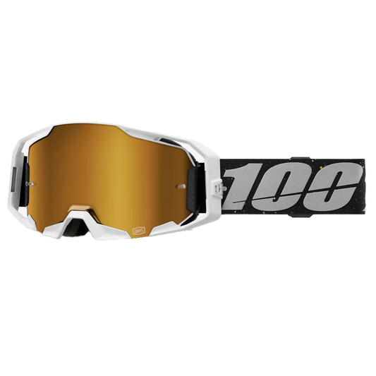 100% Armatic Goggles - Rapid Racer (Mirror True Gold Lens)