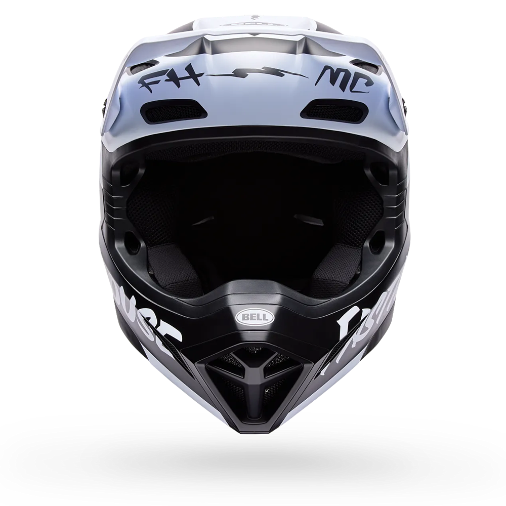 Bell MX-10 MIPS Fasthouse Helmet (Black White Gloss)