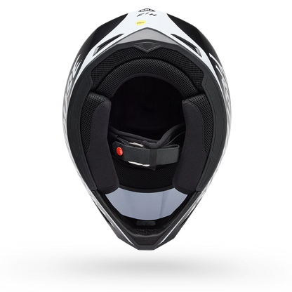 Bell MX-10 MIPS Fasthouse Helmet (Black White Gloss)