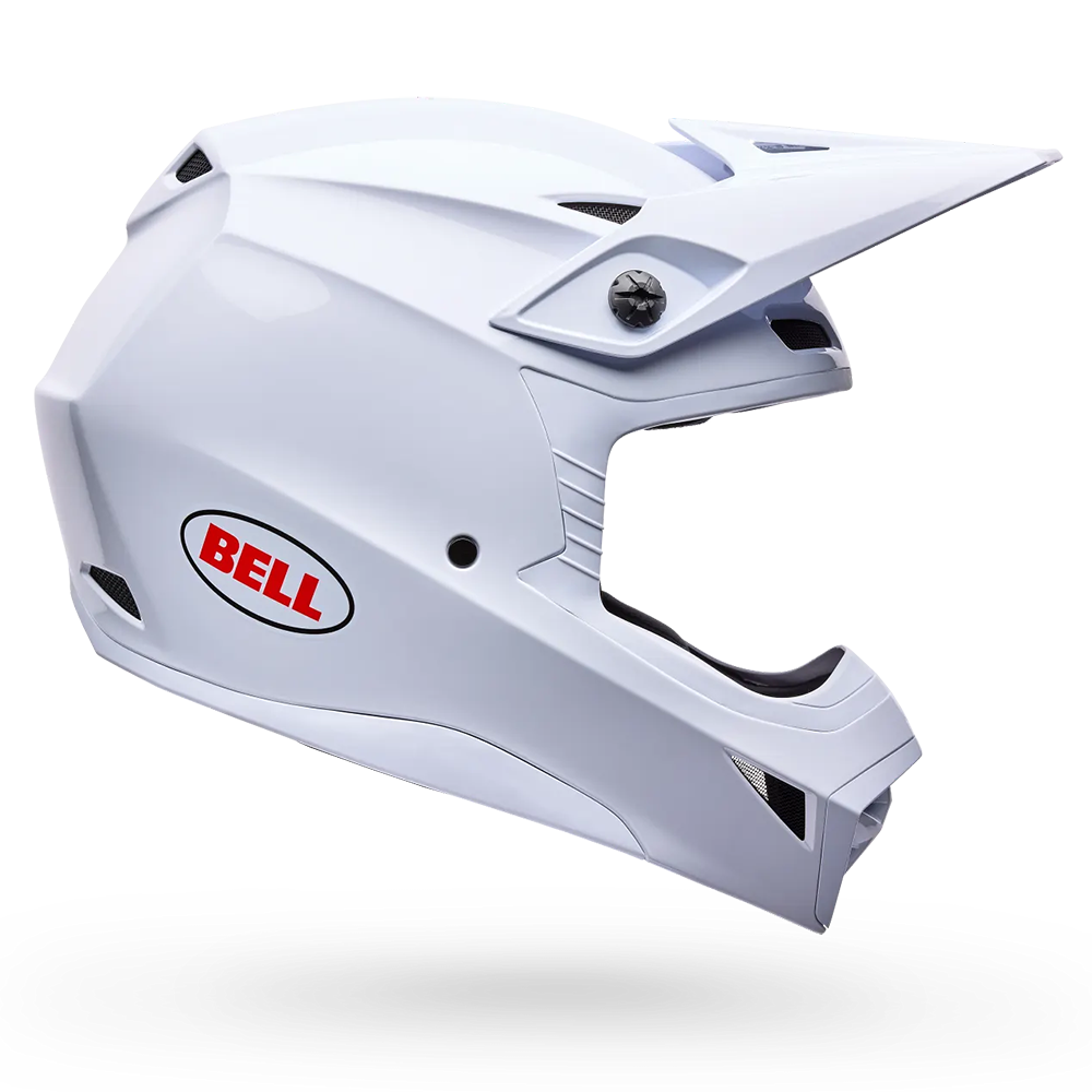 Bell MX-10 MIPS Helmet (Solid White Gloss)
