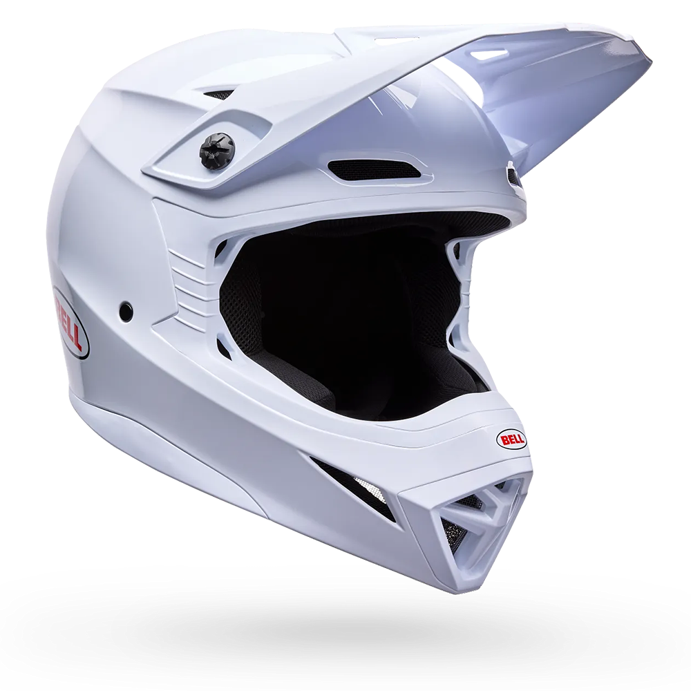 Bell MX-10 MIPS Helmet (Solid White Gloss)