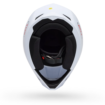 Bell MX-10 MIPS Helmet (Solid White Gloss)
