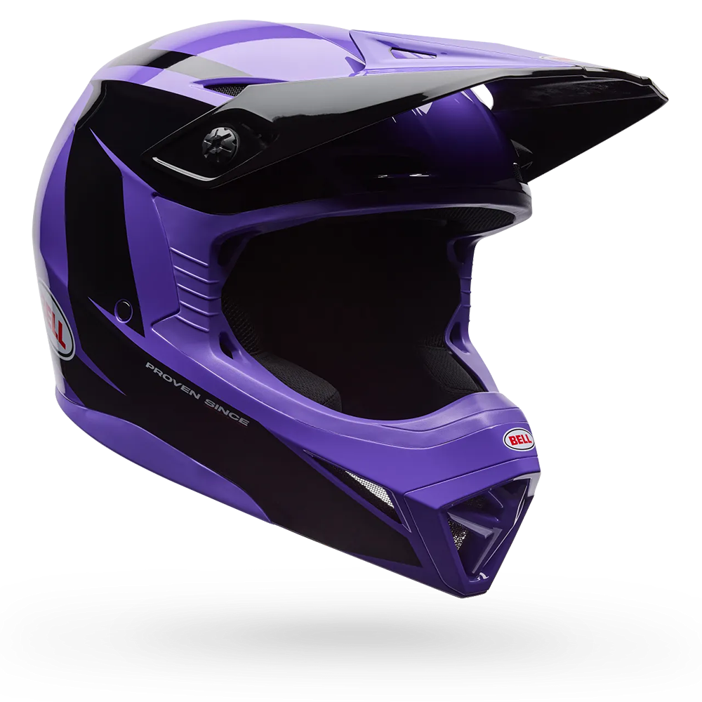 Bell MX-10 MIPS Talon Helmet (Purple Gloss)