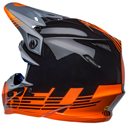 Bell Moto-9 MIPS Louver Helmet (Gloss Black/Orange)