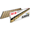 DID 520VO 120 Link Professional O-Ring Chain (Gold)