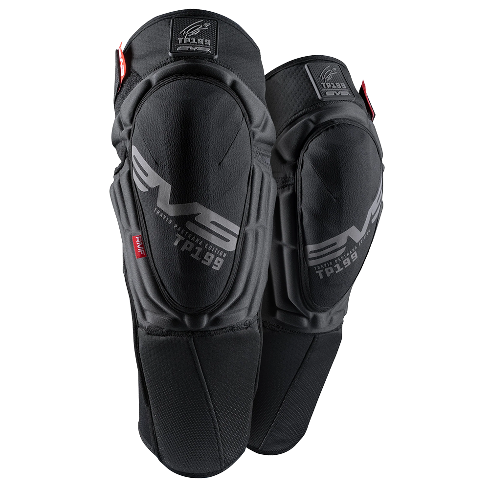 EVS TP199 Knee/Shin Guards - Pair (Black)